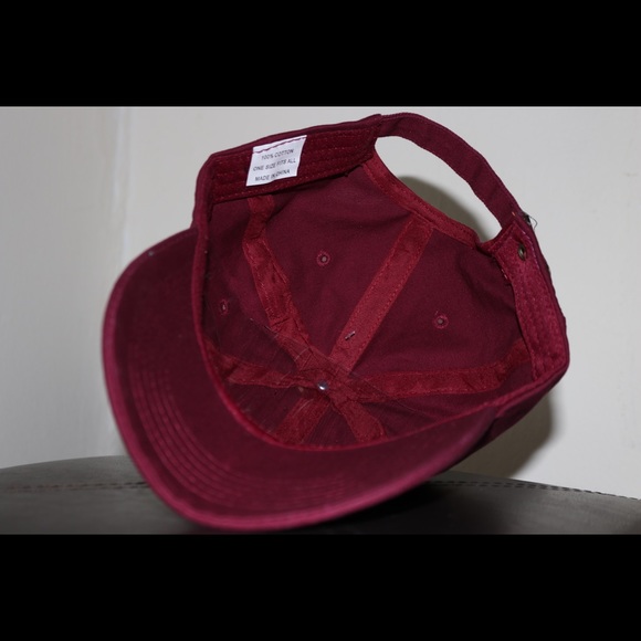 Burgundy Dad Hat - Picture 4 of 6